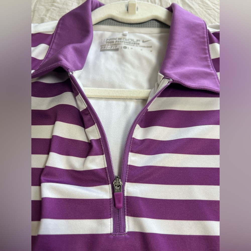 Nike golf Purple and White Patterned‎ Tank Top - Picture 8 of 10